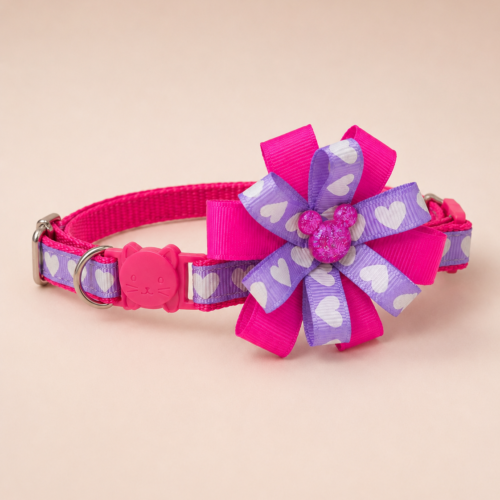 3e993b0d56cce589e0c24b5f8a312caf09ebd12212f8bf6ceb79372d3e508779 Collar para Gato con Moño Talla XS