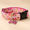6d407db255bc6fb053c04cb5fc9cc44ab63e7dc14f3ab4cadc229ca2f8f1ee40 Collar Placa Talla L para Perros con Dije Huella - Estampado