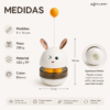 FOTO 4 Juguete Interactivo para Gatos con Dispensador de Comida – Blanco