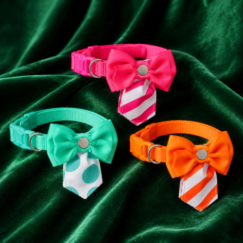 ee4c6620607cbb13ce7c1298b8419cb145981b63dd9d6628668f1eef3c8c1e03 Collar con Corbata o Corbatín para Perros Pequeños – Diseños Surtidos