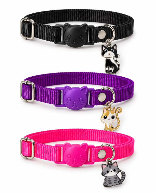 file_000000002ce081f694d21d6ce2891471 Collar para Gato Ajustable con Dije de Lujo – Colores Surtidos